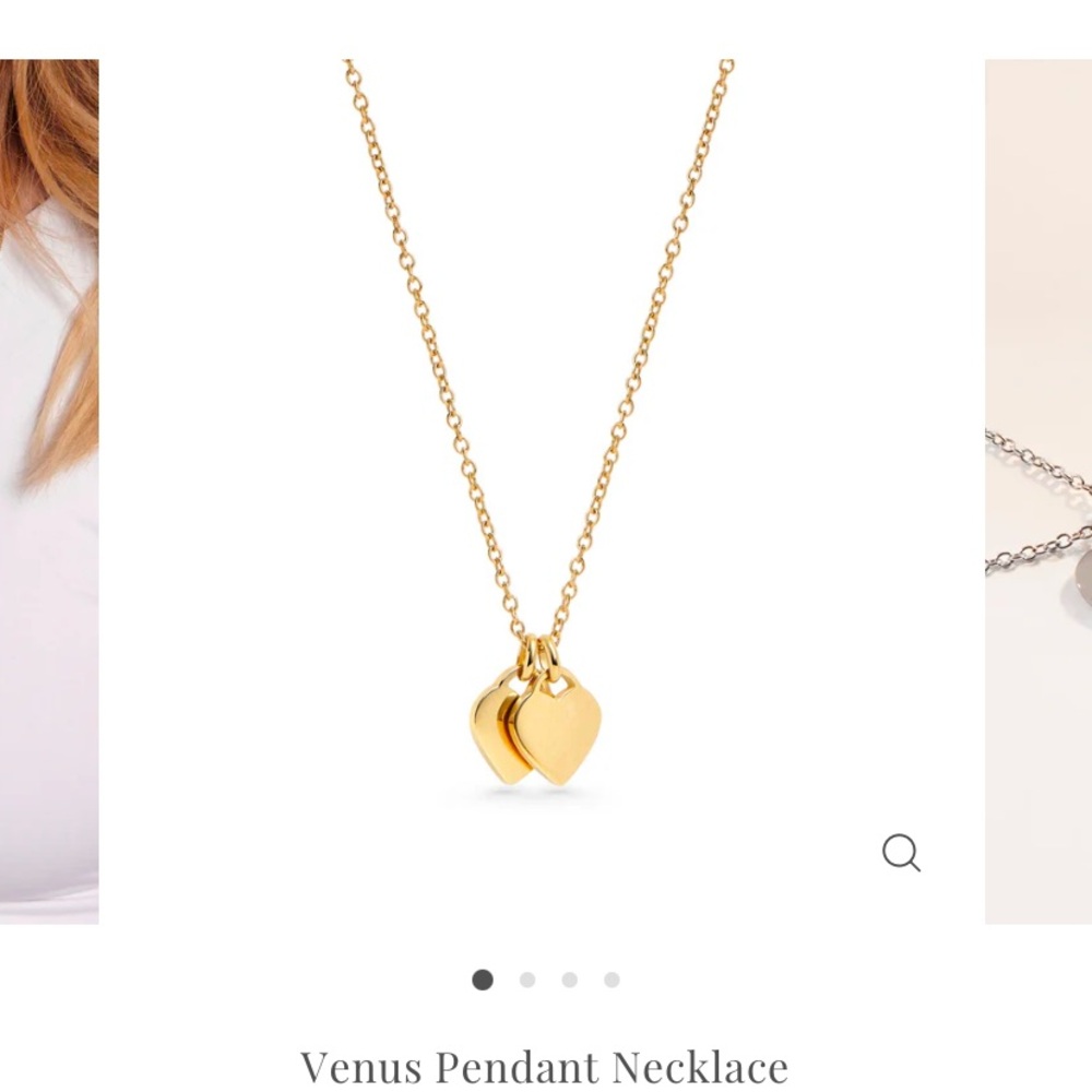 Gold Necklace with Adjustable Length